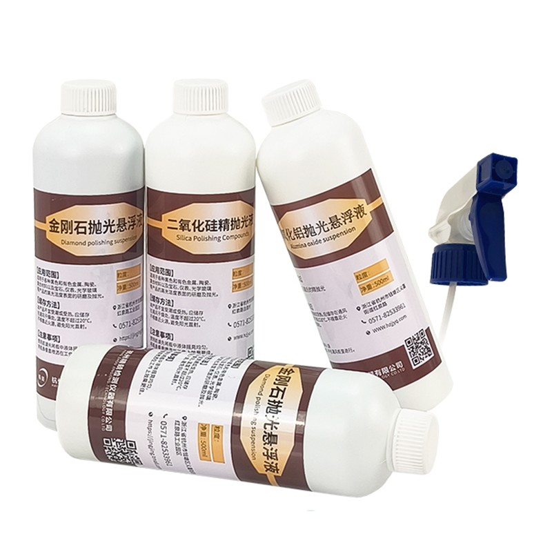 Leštící kapalina na bázi oxidu hlinitého/diamantu/oxidu křemičitého